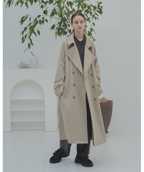 Oversized Double Lapel Trenchcoat / オーバーサイズダブルラペルトレンチコートの7枚目の写真