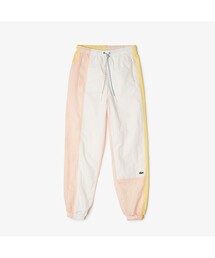LACOSTE L!VE | ラコステライブ アシンメトリー配色切り替えトラックパンツ(その他パンツ)