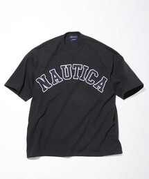 NAUTICA | NAUTICA/ノーティカ “TOO HEAVY” Arch Logo S/S Tee/トゥーヘヴィー アーチロゴショートスリーブTシャツ/ワッペン Tシャツ(Tシャツ/カットソー)