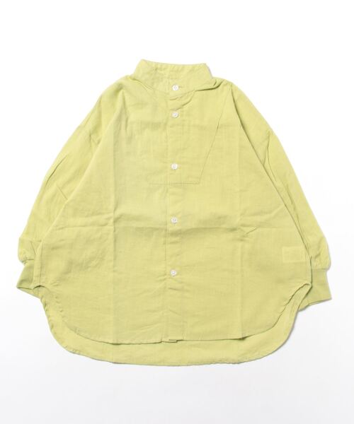 undeny.(アンディニ-)の「アンディニー シアービッグシャツ(シャツ/ブラウス・キッズ・ホワイト/ブラック/イエロー×グリーン・XL/M/L)」の12枚目の写真