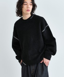 SINSS | Vintage-like hand stitch knit /ヴィンテージライクハンドステッチニット(ニット/セーター)