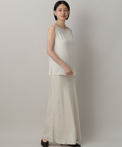 A part by(アパートバイ)の「カトリーヌサテンナロースカート(スカート・レディース・ボルドー/ネイビー/アイボリー/ベージュ系その他・SMALL/MEDIUM)」の13枚目の写真
