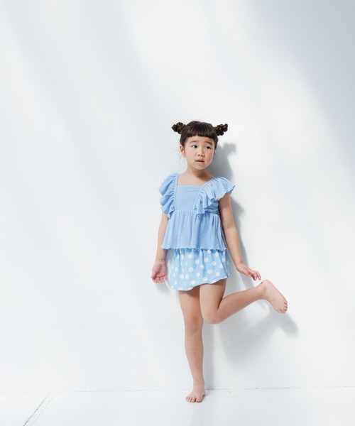 LOWRYS FARM(ローリーズファーム)の「【KIDS】SWIM フリルセットアップ 105952(水着・キッズ・ネイビー/ピンク/ブルー/ブラック・110cm/120cm/130cm)」の16枚目の写真