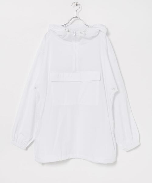 URBAN RESEARCH(アーバンリサーチ)の「『UVカット』Swim URBAN RESEARCH スイムアノラックパーカー(水着・レディース・ネイビー/ホワイト/ライトブルー・FREE)」の9枚目の写真