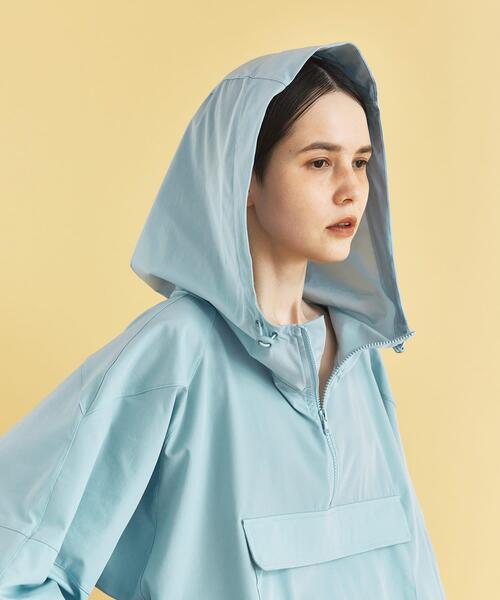 URBAN RESEARCH(アーバンリサーチ)の「『UVカット』Swim URBAN RESEARCH スイムアノラックパーカー(水着・レディース・ネイビー/ホワイト/ライトブルー・FREE)」の12枚目の写真