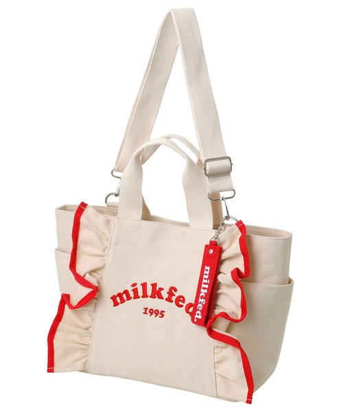 RUFFLE BAG /2WAYショルダーバッグ トートバッグ/A4収納の3枚目の写真