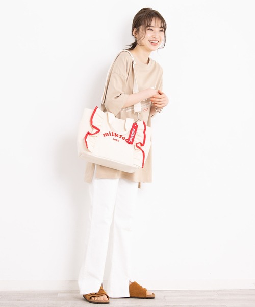 RUFFLE BAG /2WAYショルダーバッグ トートバッグ/A4収納の22枚目の写真
