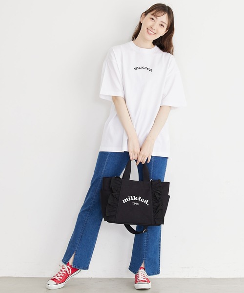 RUFFLE BAG /2WAYショルダーバッグ トートバッグ/A4収納の18枚目の写真