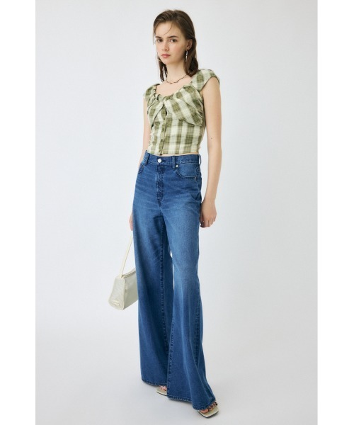 MOUSSY(マウジー)の「LAYERED GATHERED CHECK ブラウス(シャツ/ブラウス・レディース・ブラック/ベージュ/ライトカーキ・1/2)」の21枚目の写真
