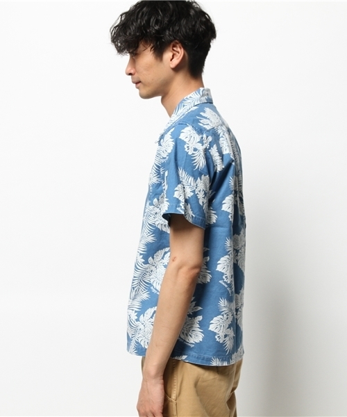 Denime(ドゥニーム)の「INDIGO ALOHA SHIRTS(シャツ/ブラウス・メンズ・インディゴブルー/ライトインディゴブルー・LARGE/SMALL/MEDIUM)」の3枚目の写真