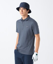 BEAMS GOLF | PURPLE LABEL / 小紋柄 ジャカードシャツ(ポロシャツ)