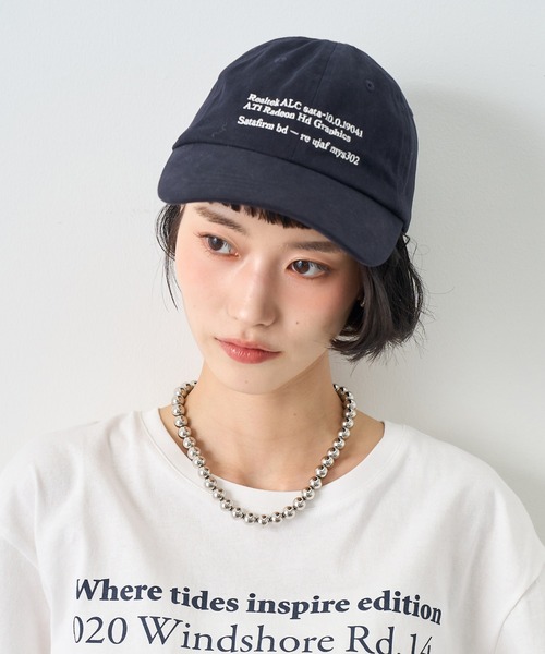 NOGLE(ノグル)の「【NOGLE/ノグル】刺繍ロゴキャップ(キャップ・レディース・ブラック/ベージュ/ネイビー/ブラウン/レッド/ブラウン系その他/アイボリー/グリーン・FREE)」の7枚目の写真