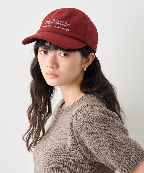 NOGLE(ノグル)の「【NOGLE/ノグル】刺繍ロゴキャップ(キャップ・レディース・ブラック/ベージュ/ネイビー/ブラウン/レッド/ブラウン系その他/アイボリー/グリーン・FREE)」の8枚目の写真