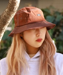 OBEY/オベイ MAC BUCKET HAT バケットハット ワンポイント ロゴ 配色 ステッチ