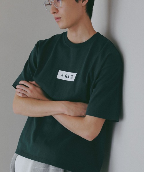 AMERICAN RAG CIE(アメリカンラグシー)の「【AMERICAN RAG CIE】 BOXロゴTシャツ (ユニセックス)(Tシャツ/カットソー・レディース・ブラック/ホワイト/グリーン・LARGE/MEDIUM)」の1枚目の写真