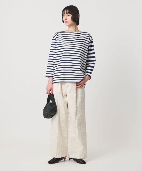 UNITED ARROWS(ユナイテッドアローズ)の「8分袖 イレギュラー ボーダー カットソー(Tシャツ/カットソー・レディース・その他1/その他2・FREE)」の4枚目の写真