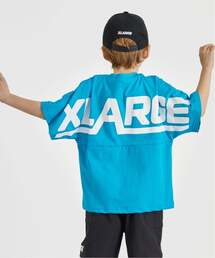 XLARGE KIDS | バックロゴ 切り替え半袖Tシャツ(Tシャツ/カットソー)