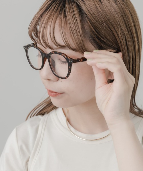 SMELLY(スメリー)の「オクタゴンフレームダテメガネ(メガネ・レディース・ブラック/ブラウン系その他・-)」の15枚目の写真
