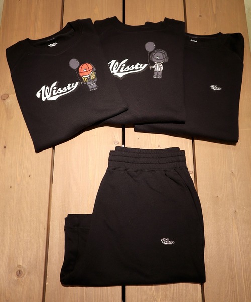 wissty(ウィスティー)の「wissty-ロゴ刺繍スウェットショーツ(スウェットパンツ・メンズ・グレー/ブラック・L/M)」の11枚目の写真