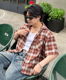 ADAMASTE | retro check shirt - レトロチェックシャツ(シャツ/ブラウス)