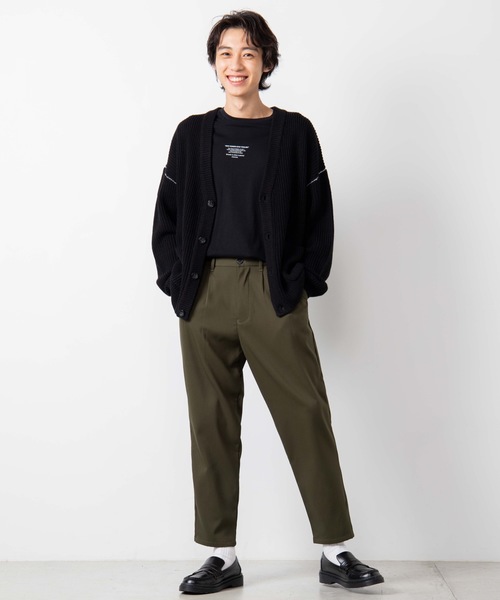 WEGO(ウィゴー)の「WEGO/裏起毛ペグトップスラックス(スラックス・メンズ・カーキ/ブラック・LARGE/MEDIUM/SMALL)」の17枚目の写真