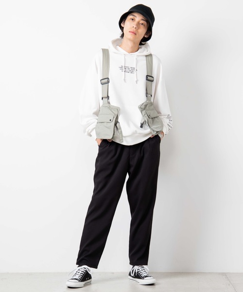 WEGO(ウィゴー)の「WEGO/裏起毛ペグトップスラックス(スラックス・メンズ・カーキ/ブラック・LARGE/MEDIUM/SMALL)」の15枚目の写真
