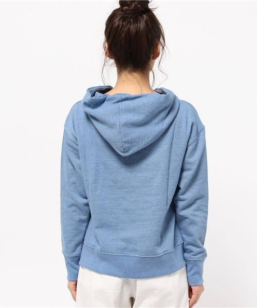 Denime(ドゥニーム)の「INDIGOLIKE SWEAT PARKA/インディゴライクスウェットパーカー(パーカー・レディース・ネイビー/ブルー・FREE)」の11枚目の写真