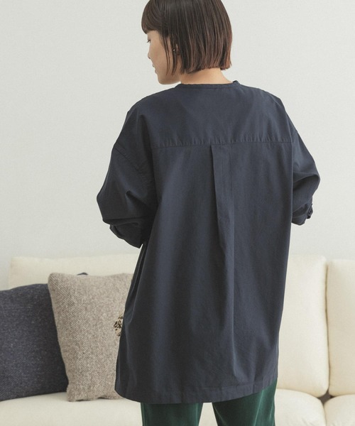 FORK&SPOON(フォークアンドスプーン)の「FORK&SPOON ツイルシャツチュニック(シャツ/ブラウス・レディース・ネイビー/ストライプ・ONE)」の19枚目の写真