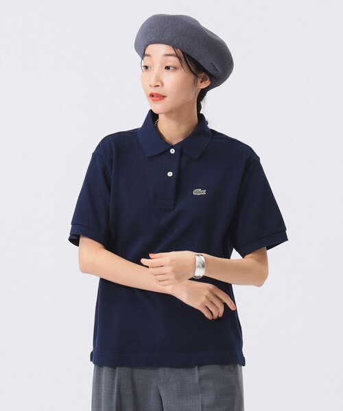 LACOSTE(ラコステ)の「【別注】LACOSTE / ヘビー ピケ ポロ ショートスリーブ(ポロシャツ・レディース・ベージュ/ネイビー/ブラック・38/36/34)」の15枚目の写真
