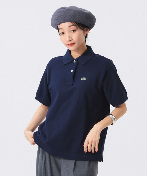 LACOSTE(ラコステ)の「【別注】LACOSTE / ヘビー ピケ ポロ ショートスリーブ(ポロシャツ・レディース・ベージュ/ネイビー/ブラック・38/36/34)」の17枚目の写真
