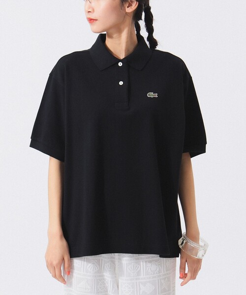 LACOSTE(ラコステ)の「【別注】LACOSTE / ヘビー ピケ ポロ ショートスリーブ(ポロシャツ・レディース・ベージュ/ネイビー/ブラック・38/36/34)」の21枚目の写真
