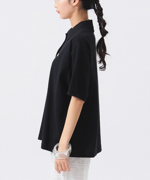 LACOSTE(ラコステ)の「【別注】LACOSTE / ヘビー ピケ ポロ ショートスリーブ(ポロシャツ・レディース・ベージュ/ネイビー/ブラック・38/36/34)」の22枚目の写真