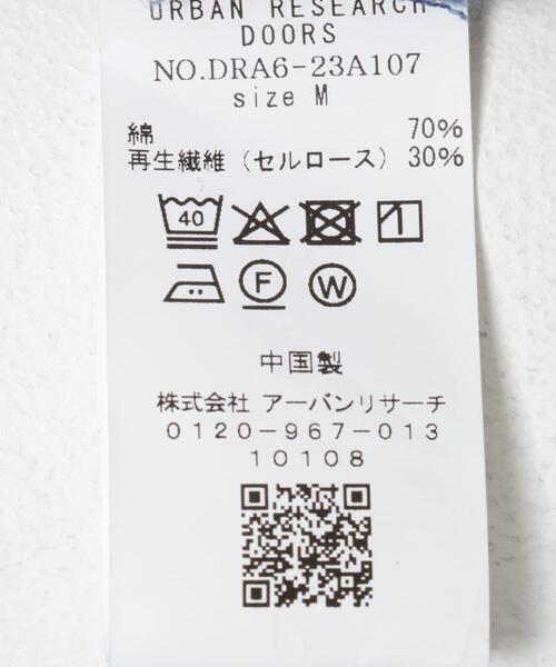 URBAN RESEARCH DOORS(アーバンリサーチドアーズ)の「デニムバンドカラーシャツ(シャツ/ブラウス・レディース・インディゴブルー/ワンウォッシュ・MEDIUM)」の4枚目の写真