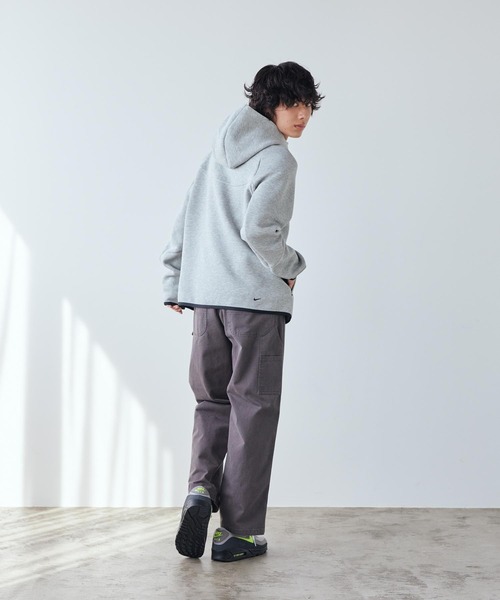 NIKE(ナイキ)の「《セットアップ対応商品》ナイキ テック メンズ フルジップ ウィンドランナー パーカー / Nike Tech Men's Full-Zip Windrunner Hoodie HV0950-063 Dark Grey Heather(パーカー・メンズ・グレー系その他・XL/S/M/L/2XL)」の16枚目の写真