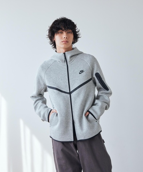 NIKE(ナイキ)の「《セットアップ対応商品》ナイキ テック メンズ フルジップ ウィンドランナー パーカー / Nike Tech Men's Full-Zip Windrunner Hoodie HV0950-063 Dark Grey Heather(パーカー・メンズ・グレー系その他・XL/S/M/L/2XL)」の17枚目の写真