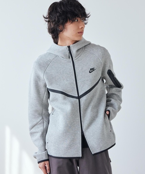 NIKE(ナイキ)の「《セットアップ対応商品》ナイキ テック メンズ フルジップ ウィンドランナー パーカー / Nike Tech Men's Full-Zip Windrunner Hoodie HV0950-063 Dark Grey Heather(パーカー・メンズ・グレー系その他・XL/S/M/L/2XL)」の18枚目の写真