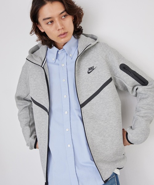 NIKE(ナイキ)の「《セットアップ対応商品》ナイキ テック メンズ フルジップ ウィンドランナー パーカー / Nike Tech Men's Full-Zip Windrunner Hoodie HV0950-063 Dark Grey Heather(パーカー・メンズ・グレー系その他・XL/S/M/L/2XL)」の19枚目の写真
