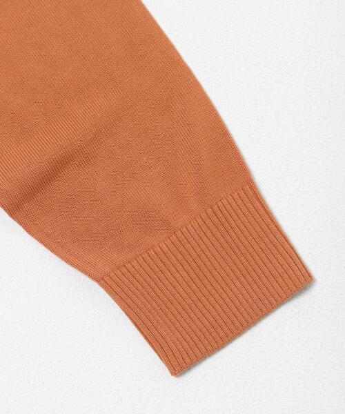 crepuscule(クレプスキュール)の「crepuscule Long-Sleeve Polo(ポロシャツ・メンズ・ブルー/オレンジ/ブラウン/カーキ・2/1)」の6枚目の写真