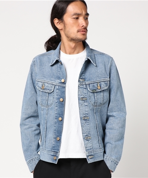 Lee(リー)の「LEE 101JデニムGジャン(デニムジャケット・メンズ・サックスブルー・L/M)」の1枚目の写真