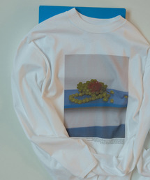 SALON adam et rope' | 【duft(ドゥフト) for SALON】フラワーフォトプリントロンT(Tシャツ/カットソー)