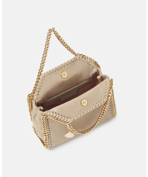 STELLA McCARTNEY(ステラマッカートニー)の「Falabella Tiny Tote Bag / ファラベラ タイニー トートバッグ(ショルダーバッグ・レディース・ベージュ/ブラック・ONE SIZE)」の14枚目の写真