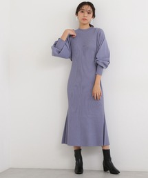 NATURAL BEAUTY BASIC | ボレロ&マーメイドニットワンピース(ワンピース)