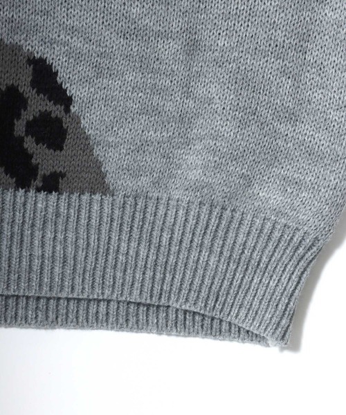 Lazar(ラザル)の「Animal Allover Knit/オーバーサイズ アニマル 総柄 カモ ネコ ジャガードニット/セーター/レディース メンズ(ニット/セーター・レディース・ネイビー/ブラック系その他/グレー/ブラック/アイボリー/ブルー系その他・M/L)」の22枚目の写真