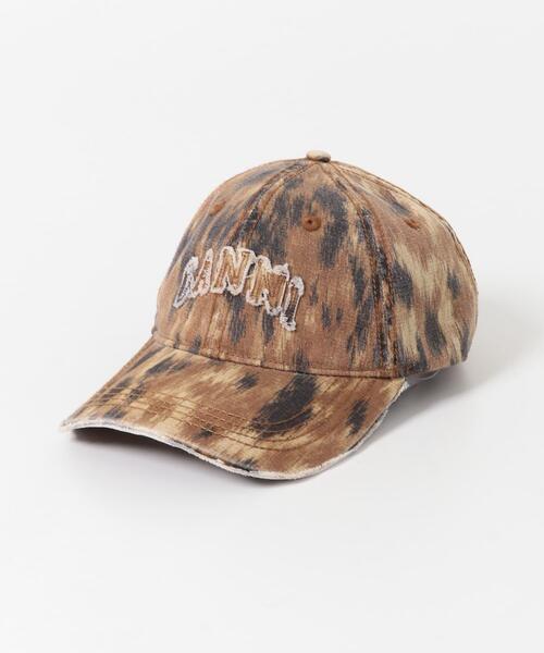 GANNI(ガニー)の「GANNI PRINT CANVAS CAP(キャップ・レディース・アニマル・-)」の3枚目の写真