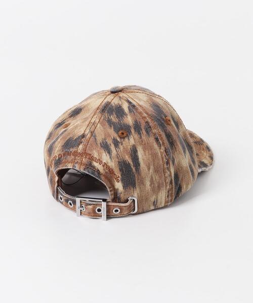 GANNI(ガニー)の「GANNI PRINT CANVAS CAP(キャップ・レディース・アニマル・-)」の4枚目の写真