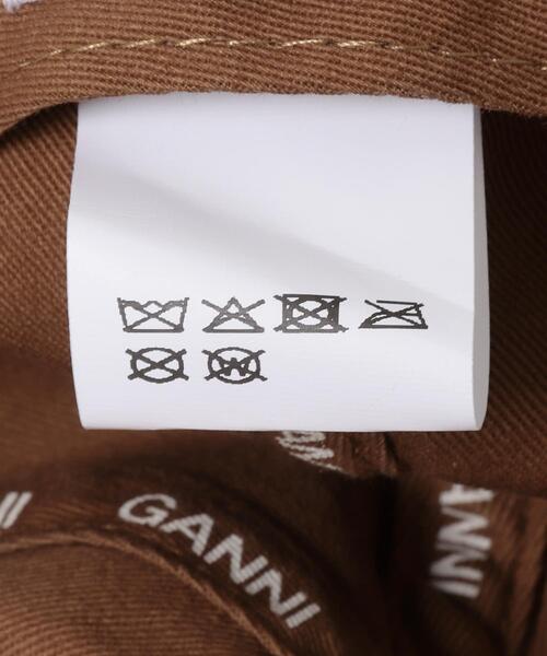 GANNI(ガニー)の「GANNI PRINT CANVAS CAP(キャップ・レディース・アニマル・-)」の7枚目の写真