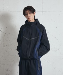 NIKE | ナイキ テック メンズ Dri-FIT ウーブン カラーブロック ルーズ オーバーサイズド ジャケット / Nike Tech Men's Dri-FIT Woven Color-Block Loose Oversized Jacket IH8462-010 Black(ナイロンジャケット)