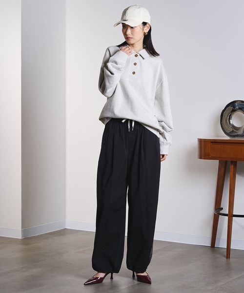 ROSE BUD(ローズバッド)の「LINE PANTS(その他パンツ・レディース・ブラック/ライトブルー/ベージュ・ONE SIZE)」の6枚目の写真