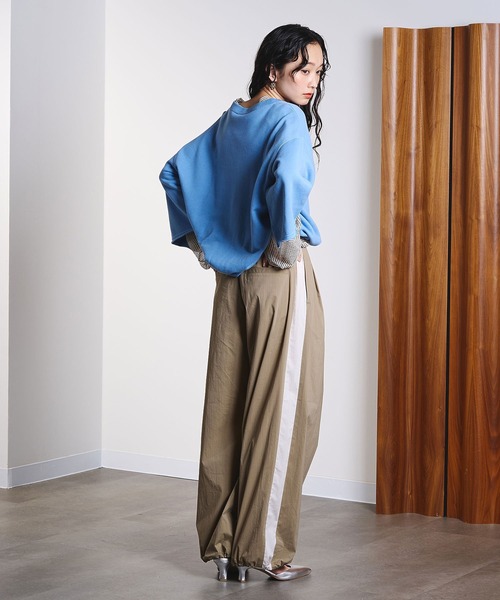 ROSE BUD(ローズバッド)の「LINE PANTS(その他パンツ・レディース・ブラック/ライトブルー/ベージュ・ONE SIZE)」の16枚目の写真