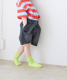 LOWRYS FARM | ベルトツキデニムショートパンツ 607546(デニムパンツ)